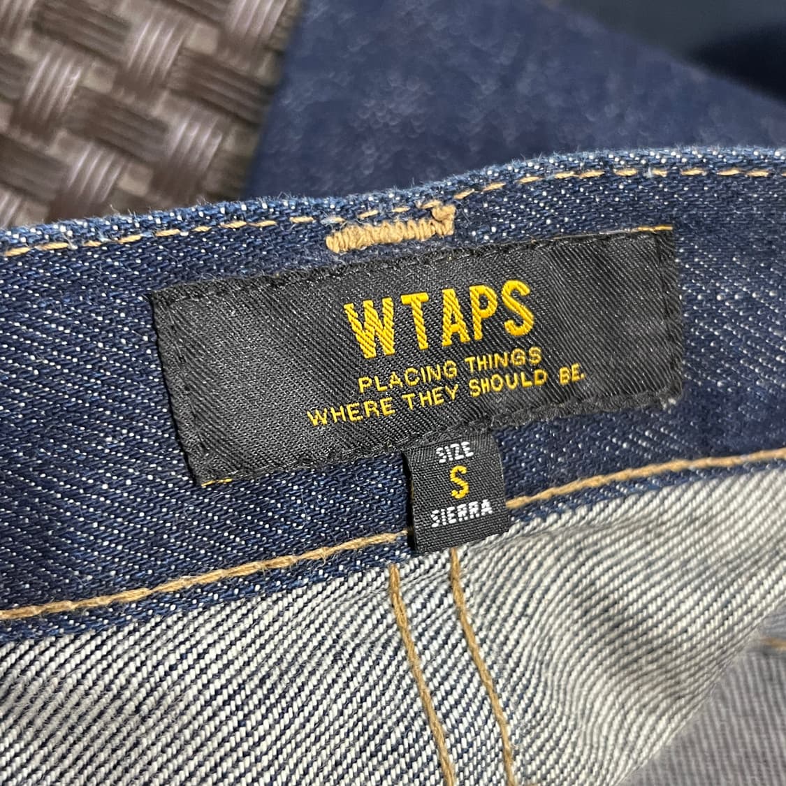[31] WTAPS 더블탭스 인디고블루 데님 청바지 15613 상품이미지6