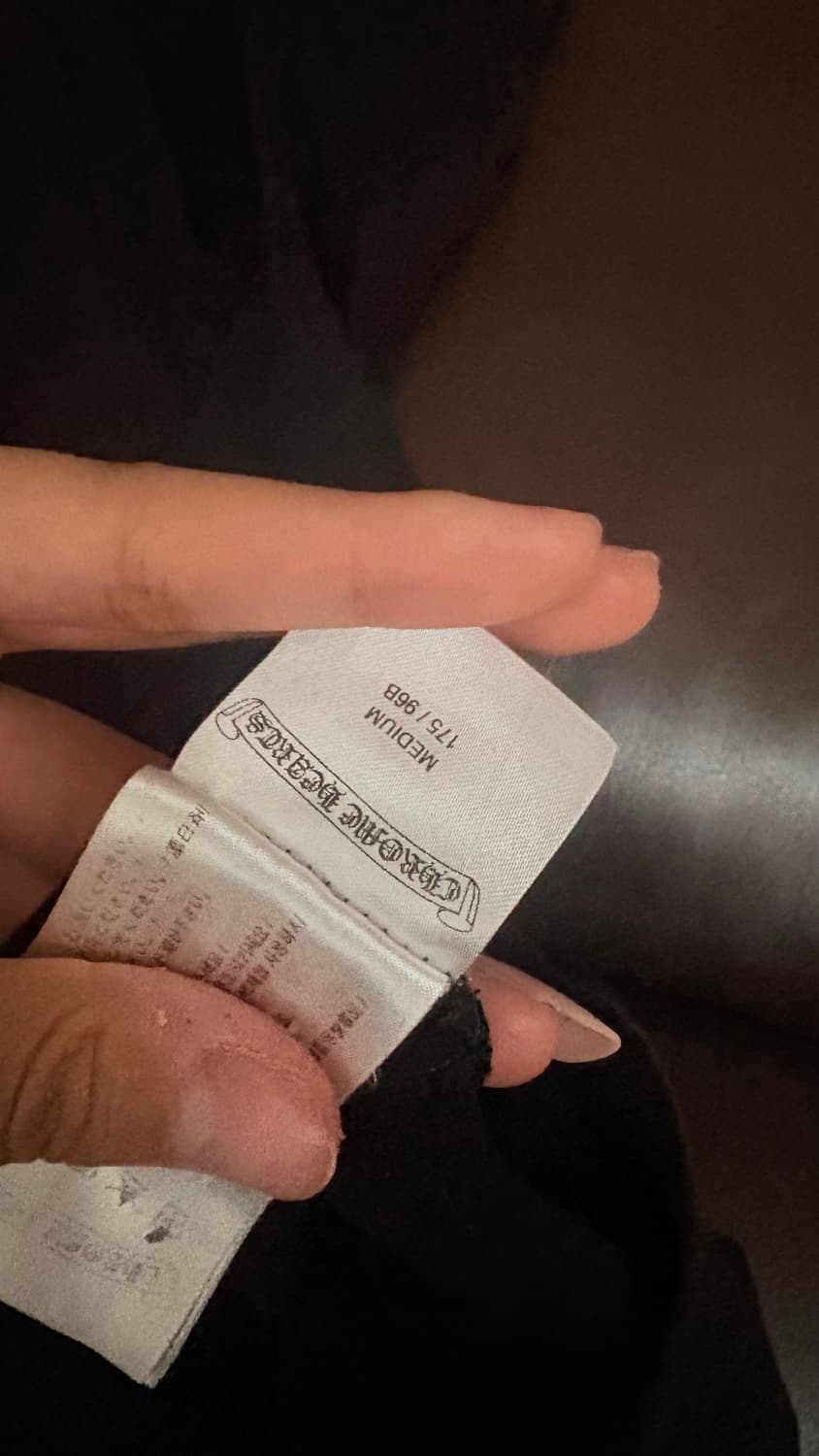 크롬하츠 블랙 롱슬리브  상품이미지7