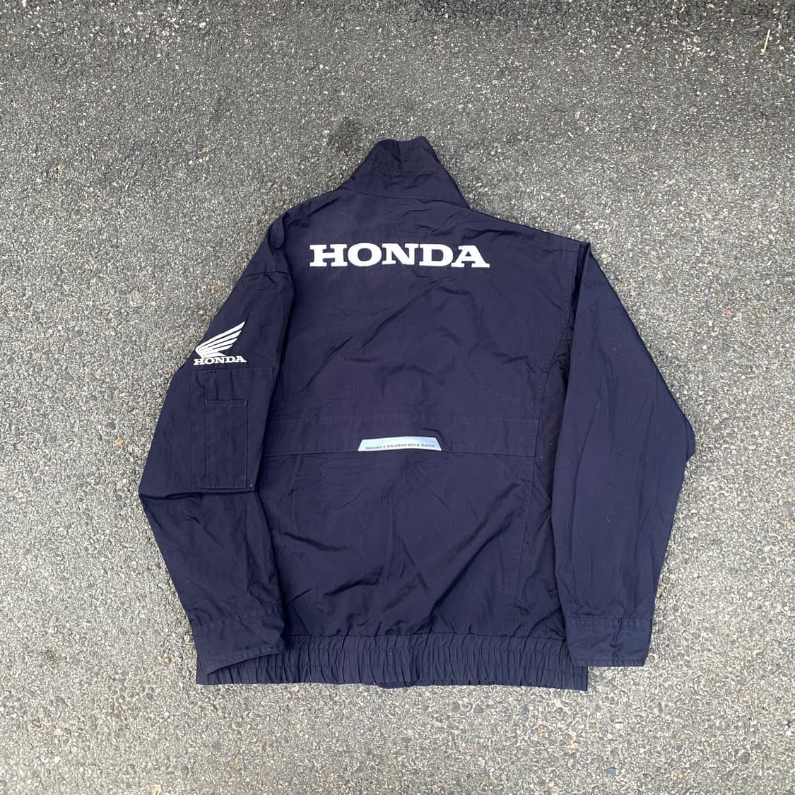 90s 혼다 자수 코튼 레이싱 자켓 올드스쿨 힙합 점퍼 M L 상품이미지1