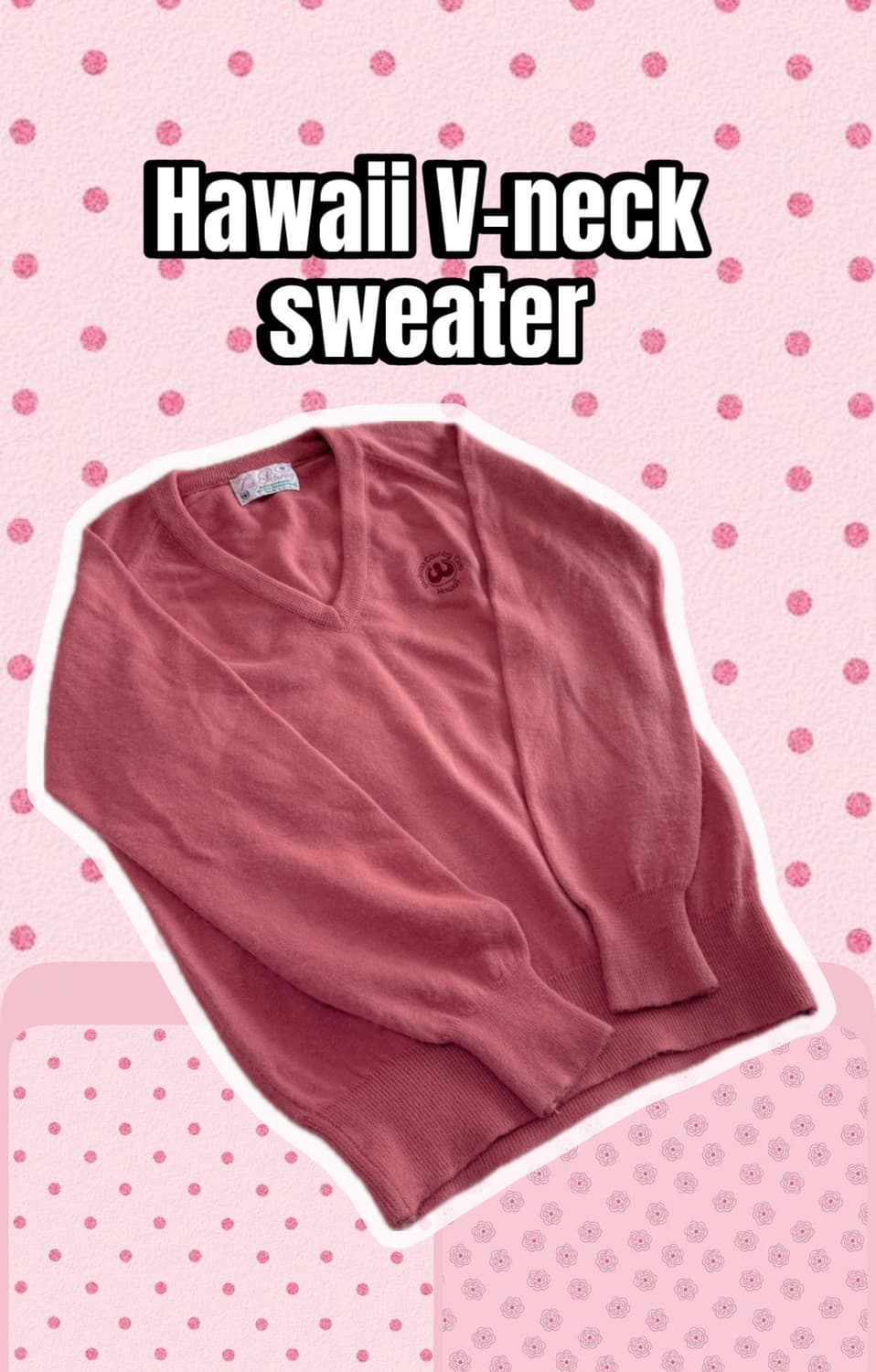 Hawaii V-neck sweater 상품이미지1