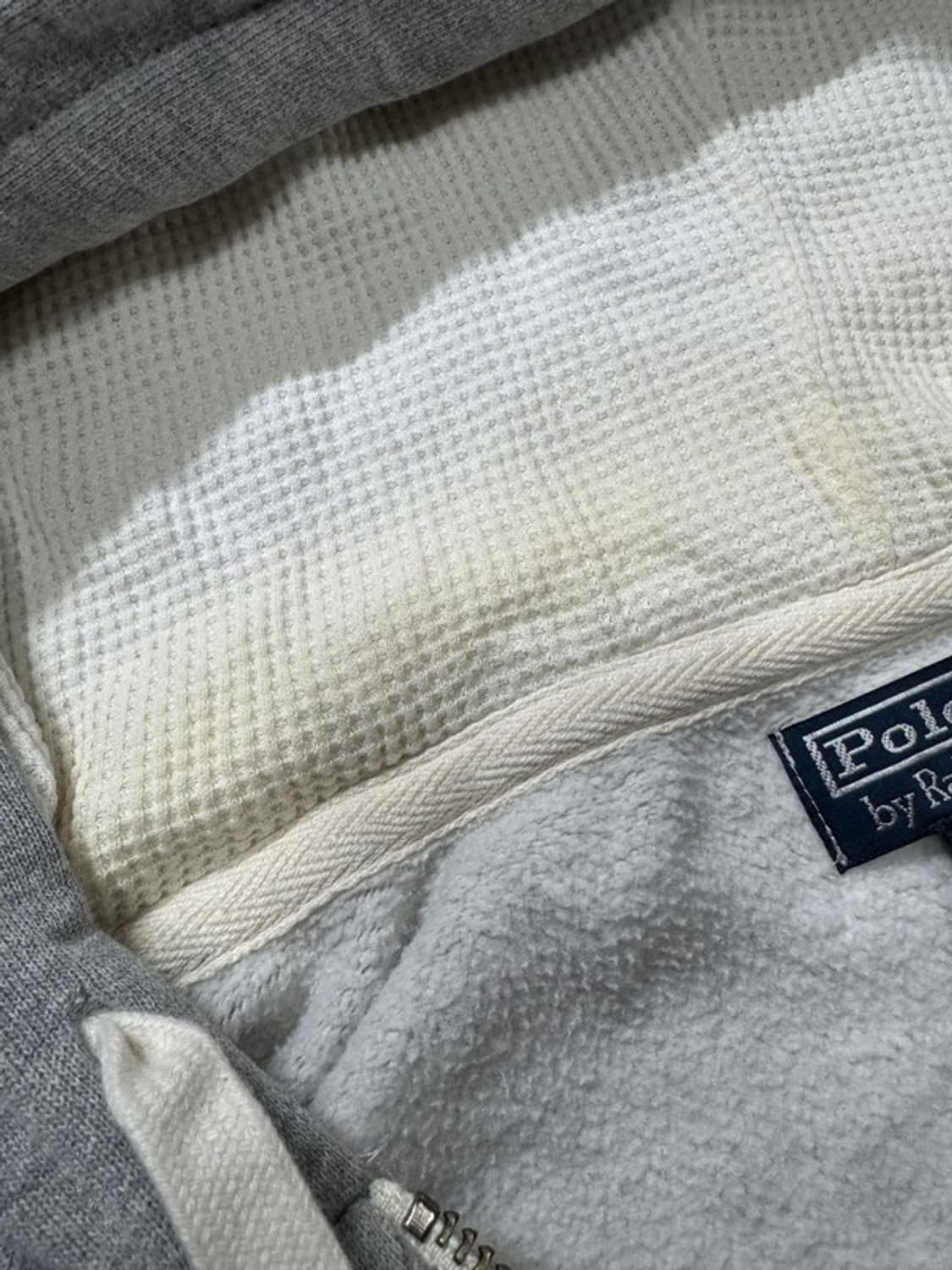 폴로 랄프로렌 그레이 후드집업 레드포니 L 상품이미지4