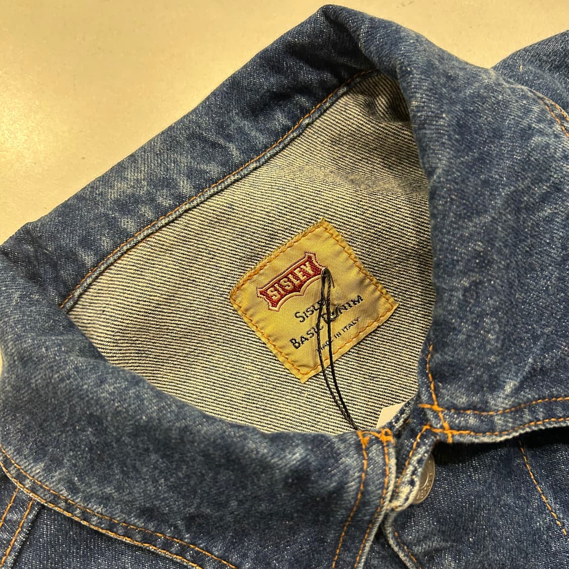 [S] 시슬리 SISLEY 데님 청자켓 B163 상품이미지3