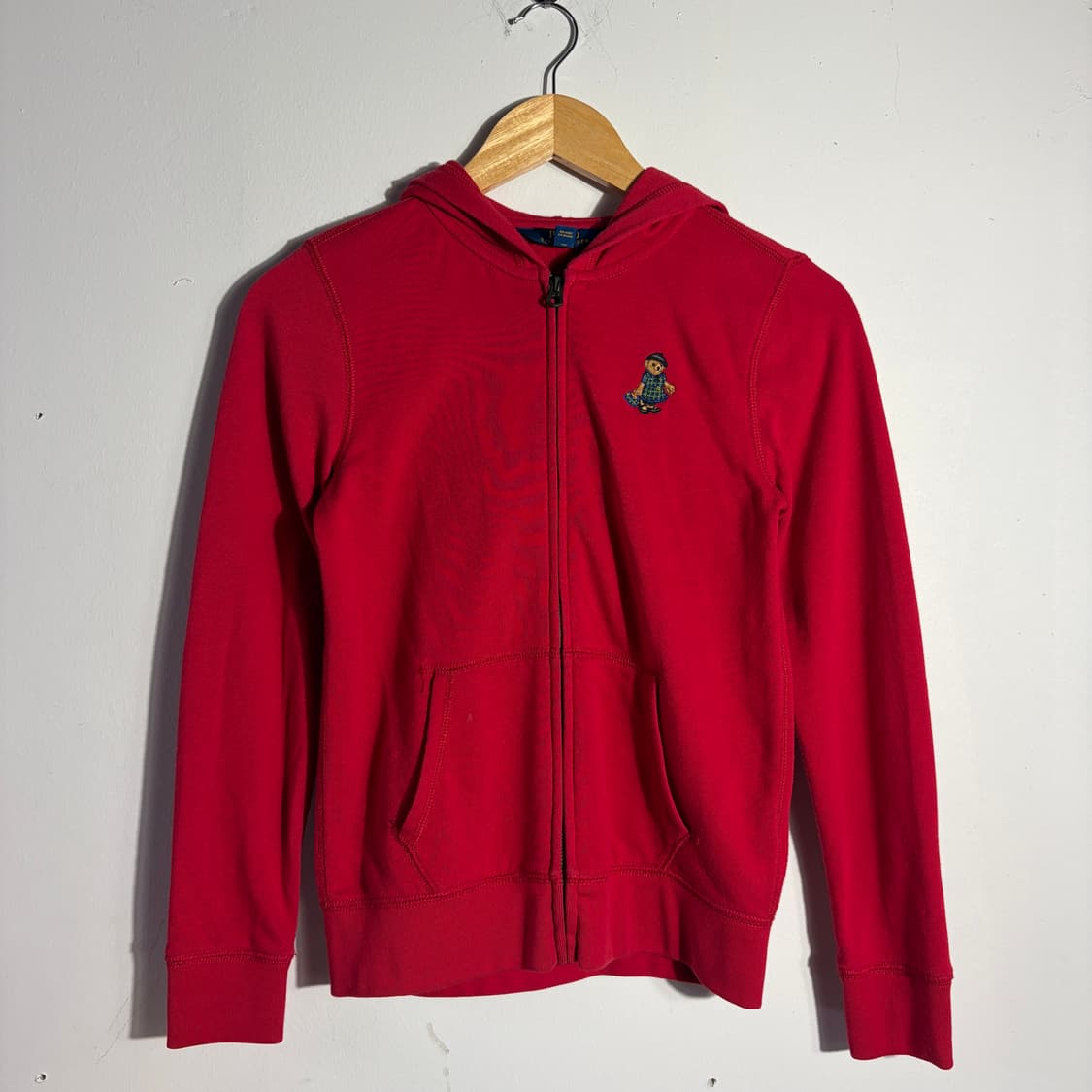 폴로 레드 후드집업 (무료배송) 상품이미지1