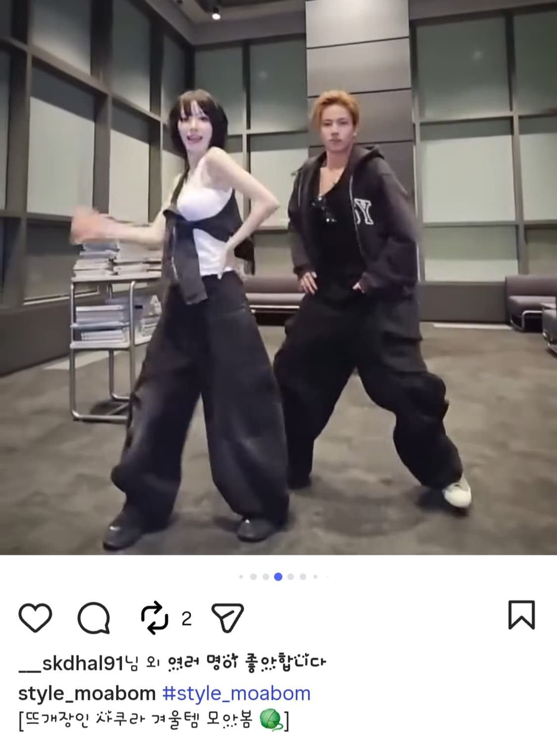 트리밍버드 벌룬핏 데미지 데님 팬츠 블랙 상품이미지2