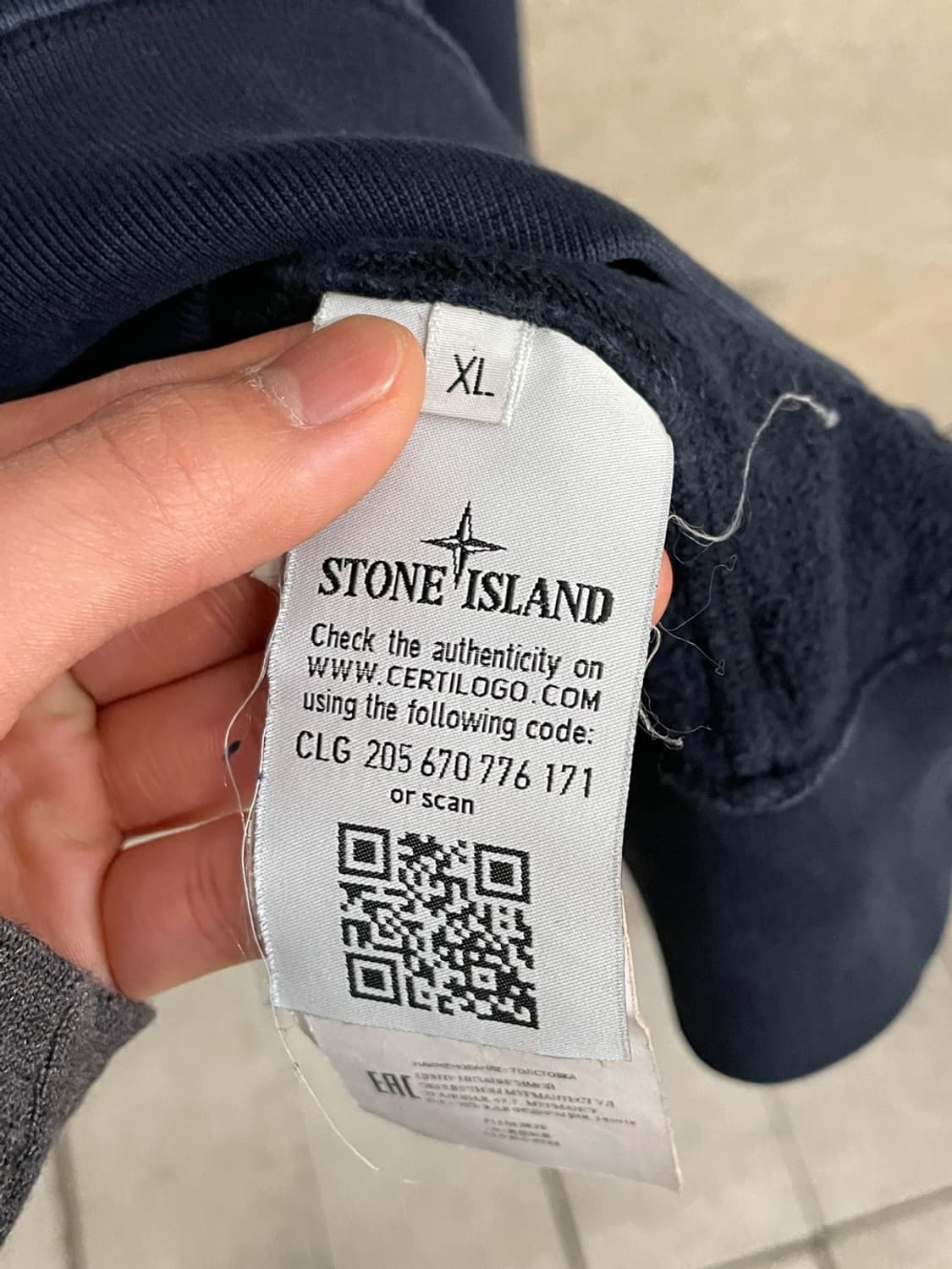 스톤 아일랜드 와펜 맨투맨 상품이미지6