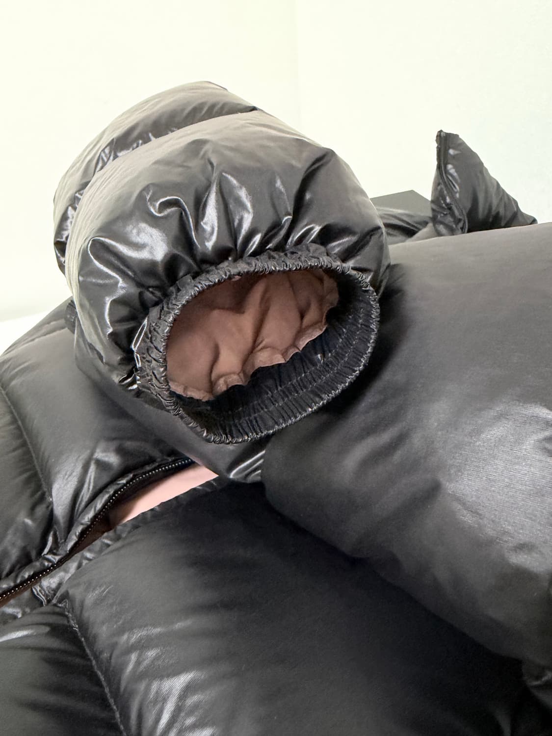 스컬프터 숏패딩 104 Cropped Puffer Down Black 상품이미지6