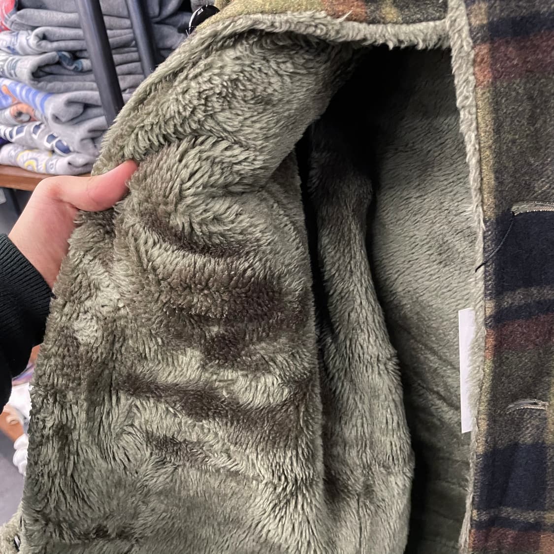 80s 맥그리거 울 바시티 체크 스포츠 코트 자켓 상품이미지7