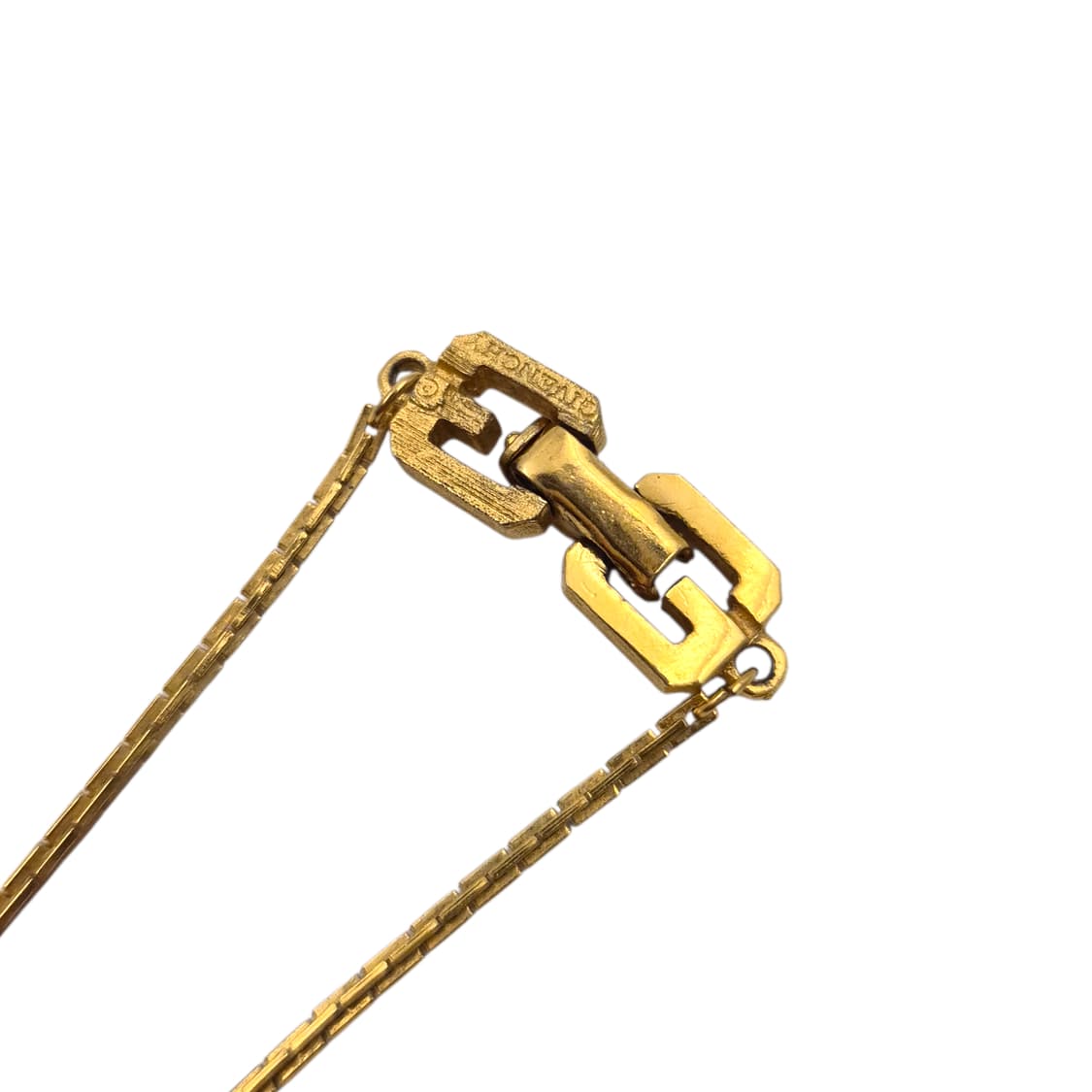 80s 지방시 골드 나비 조각 에나멜 칩 초커 상품이미지10