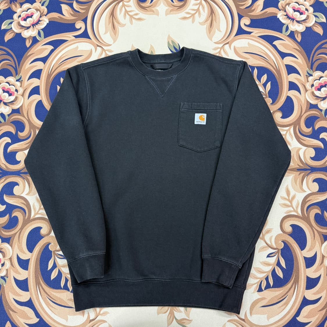 (S)칼하트 Carhartt 원포켓 맨투맨(블랙) 상품이미지1