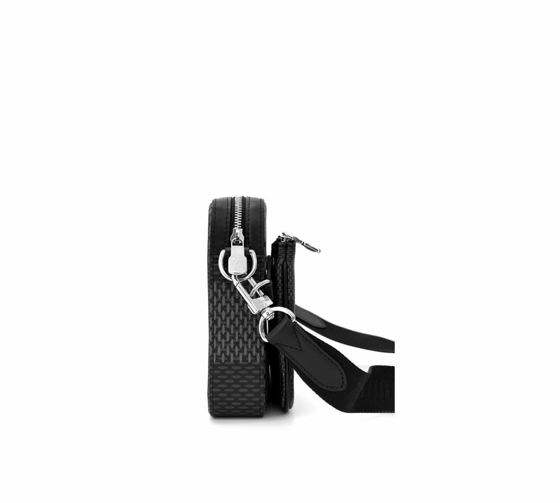 [OS] 루이비통 트리오 3D 다미에 그라파이트 크로스백 메신저백 블랙 상품이미지3