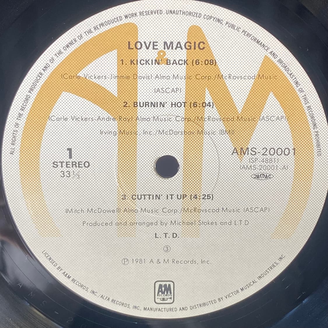 (중고LP-소울/훵크) L.T.D. -Love Magic 상품이미지4