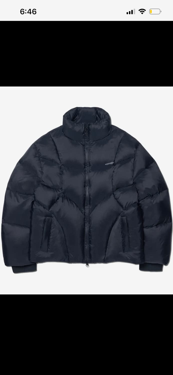 노매뉴얼 덕다운 패딩 블랙 상품이미지1