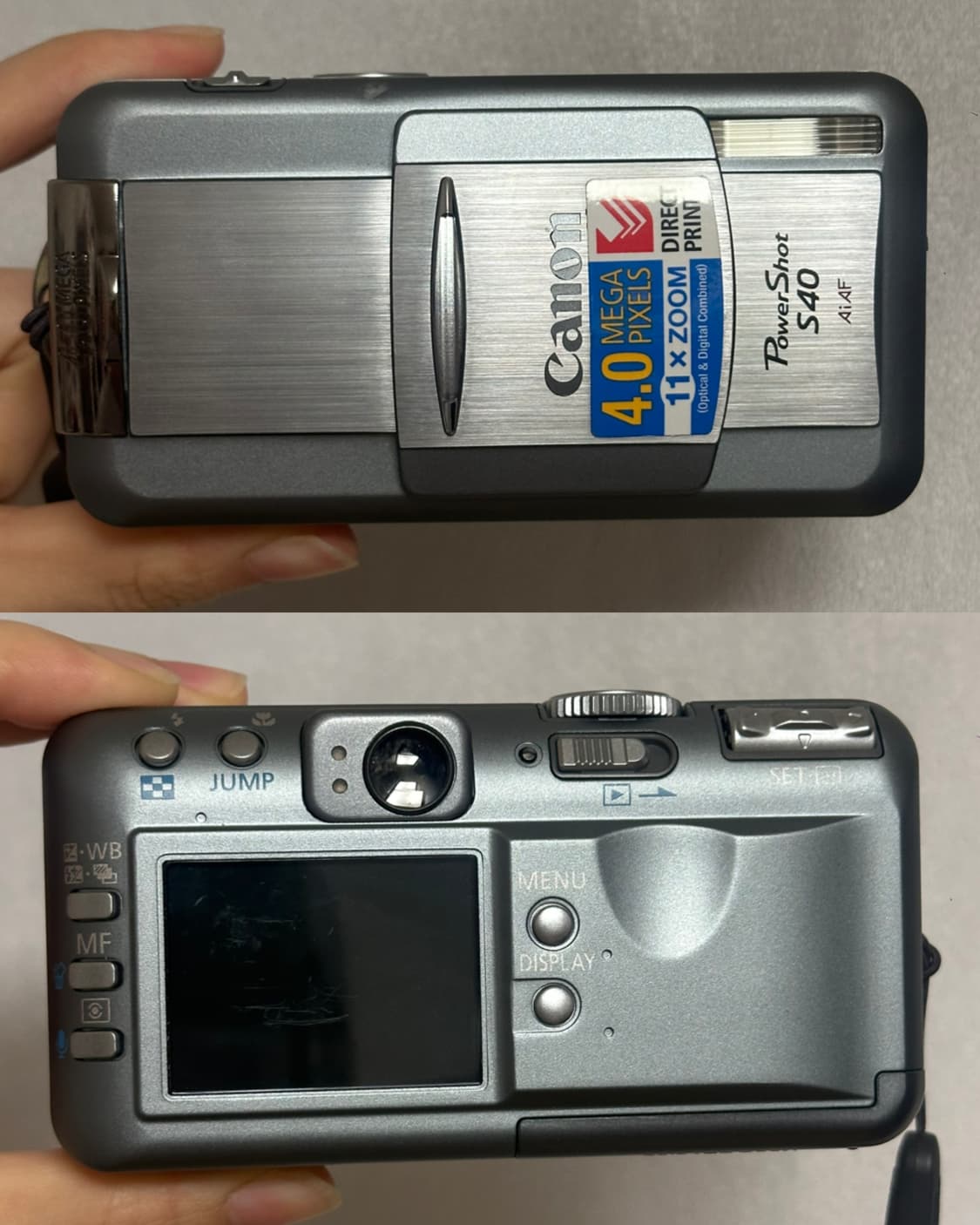 풀박 레어❗️ 캐논 파워샷 S40 / 작례⭕️ / 필름 빈티지 감성 상품이미지4