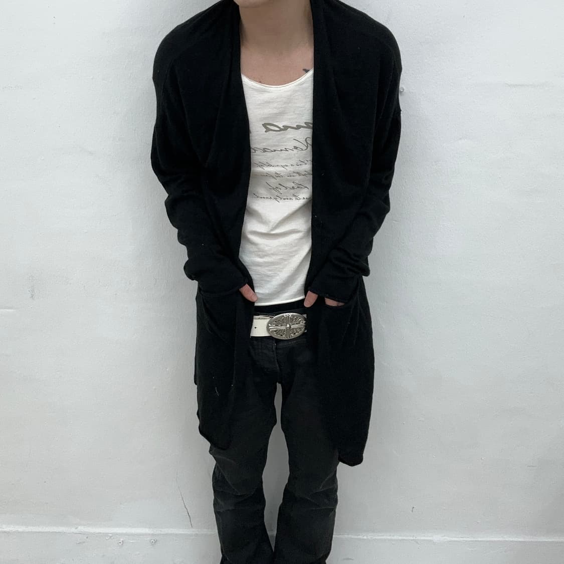 damaged drape cardigan  상품이미지2