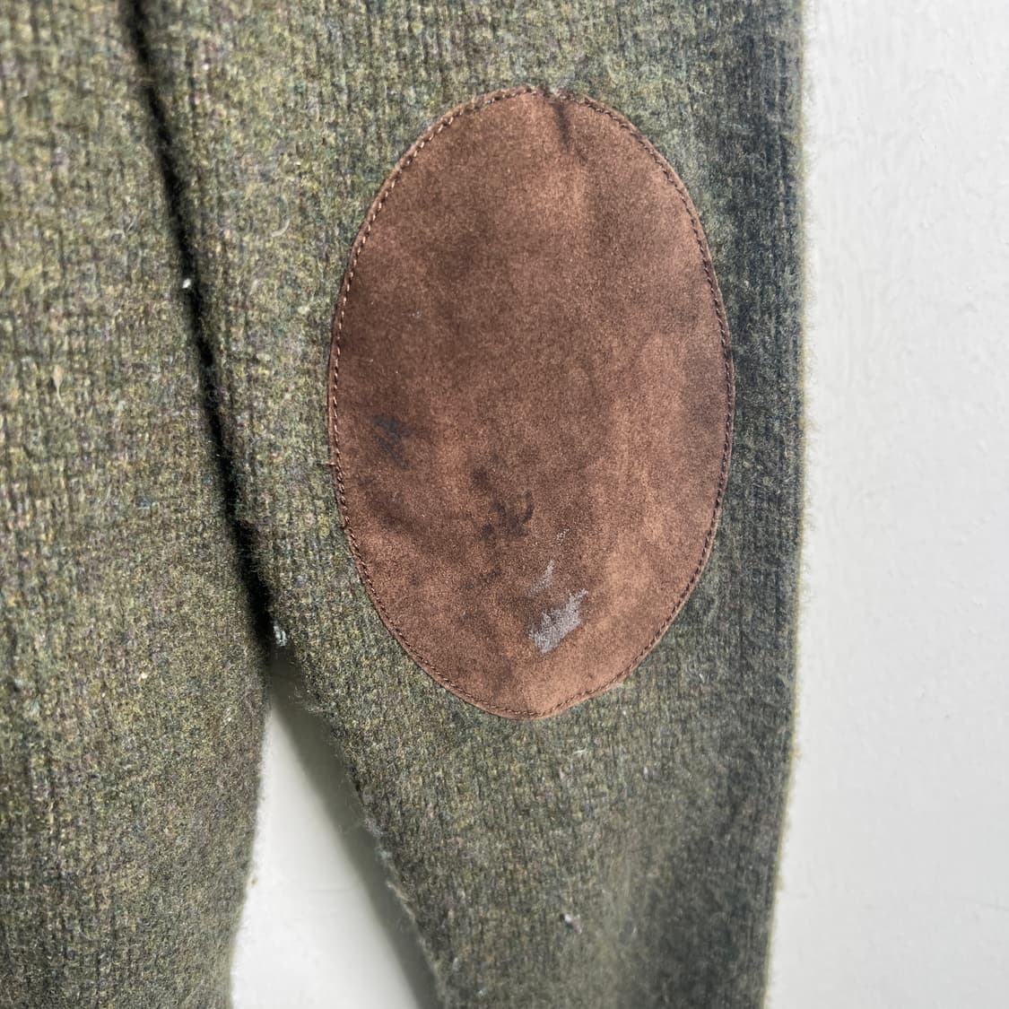 폴로 랄프로렌 카키 하프 버튼 울 니트 스웨터 L 상품이미지9