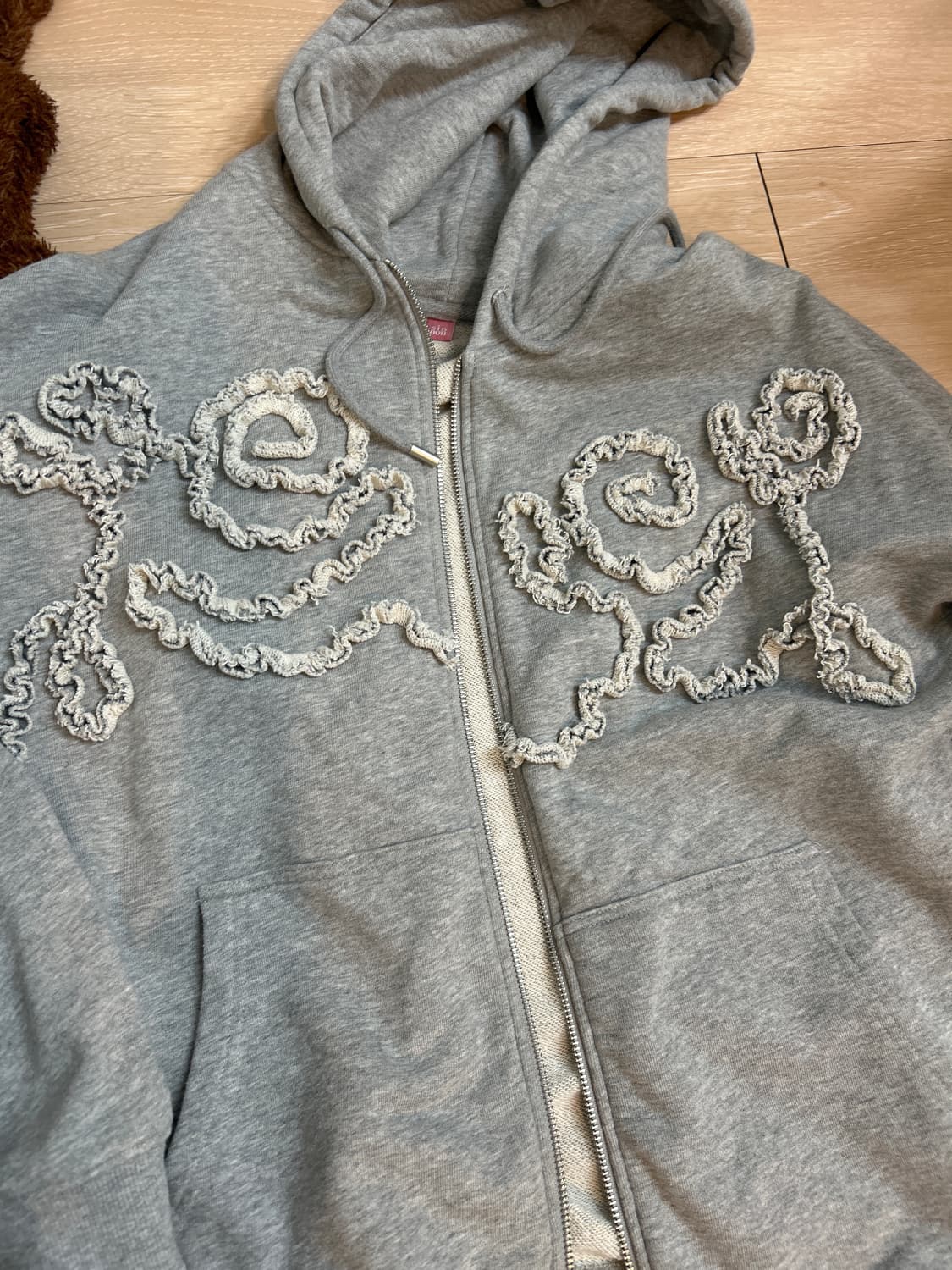 시눈 프릴후드집업 상품이미지1