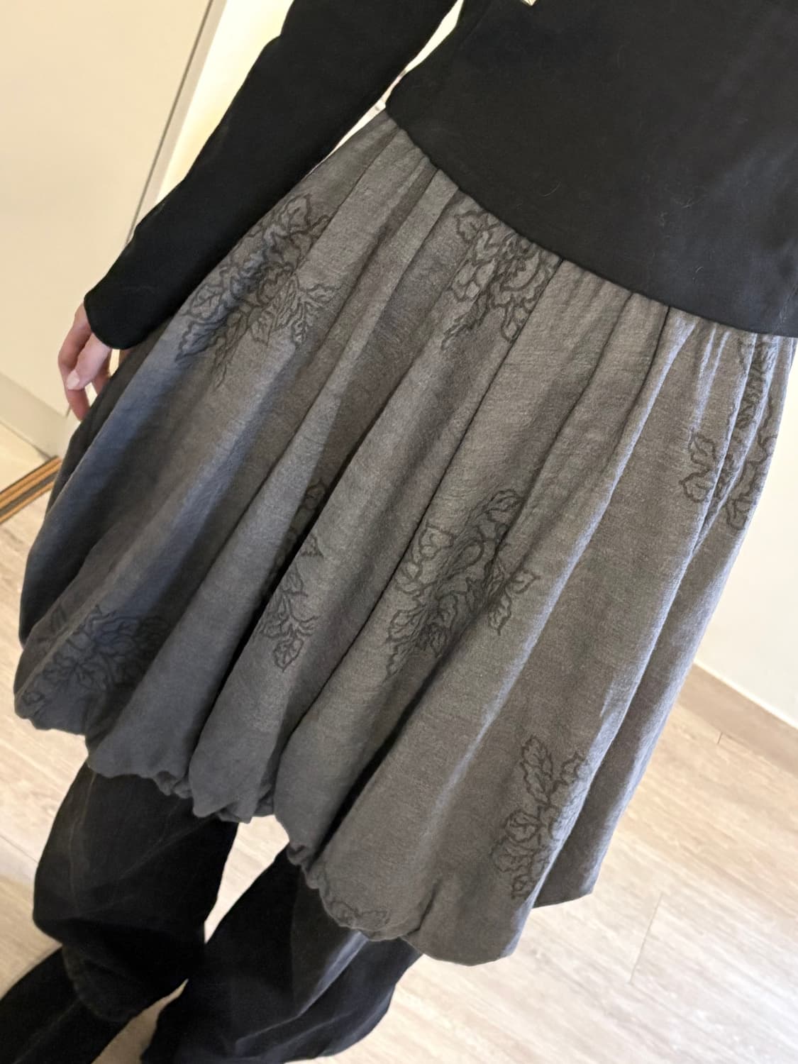 Floral balloon skirt 상품이미지3