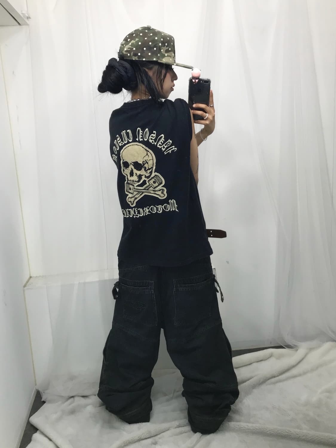 ☠️ 밴슨 크롬맛 스컬 자수패치 반팔 티셔츠 ☠️ 상품이미지7