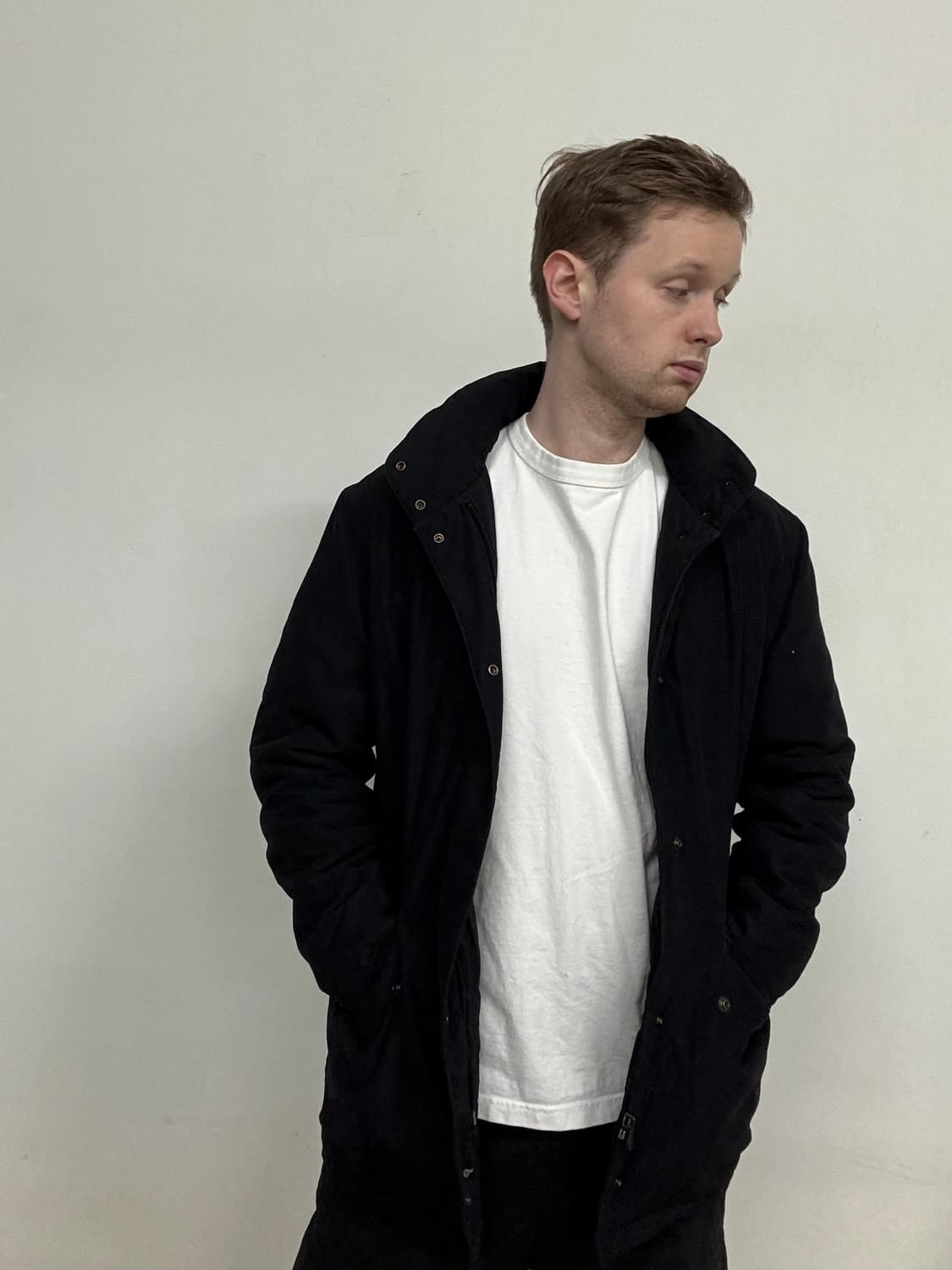 97AW 씨피컴퍼니 검정색 패딩 자켓 상품이미지2