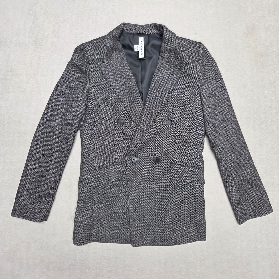 MORGAN 모르간 헤링본 더블 자켓 상품이미지1