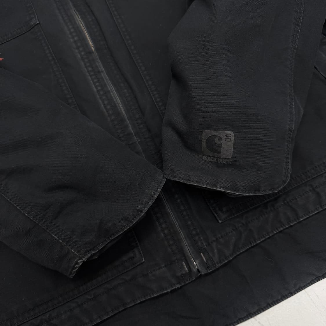 빈티지 칼하트 페이딩 덕캔버스 퀵덕 워크자켓 상품이미지7