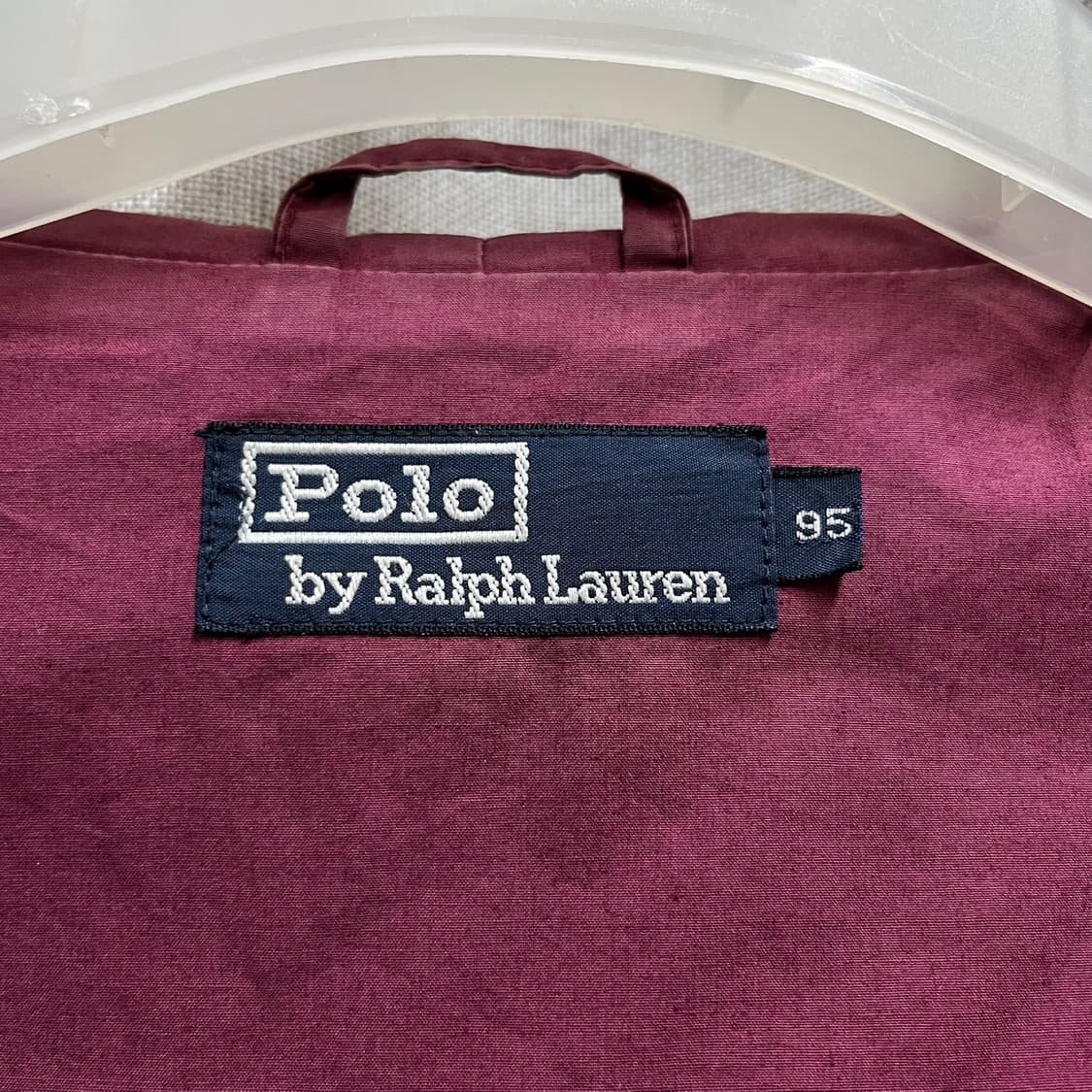 90s 폴로 바이 랄프로렌 면 빈티지 후드 야상 그린파카 상품이미지7