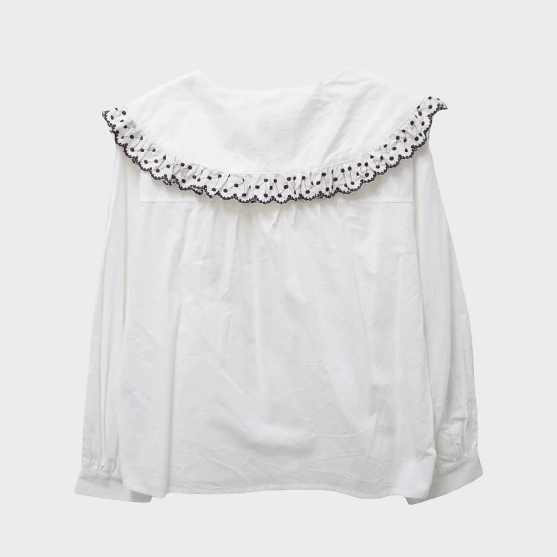 EHKA SOPO 레이스 카라 블라우스 64327 상품이미지2