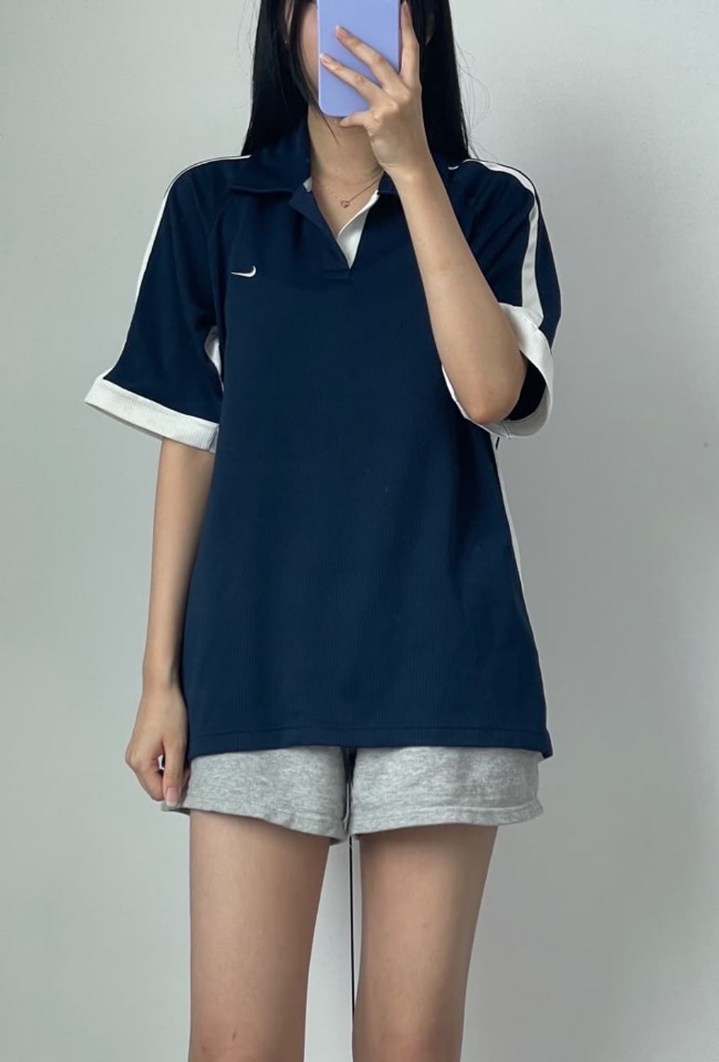 [L] 나이키 기능성 반팔 카라티 상품이미지1