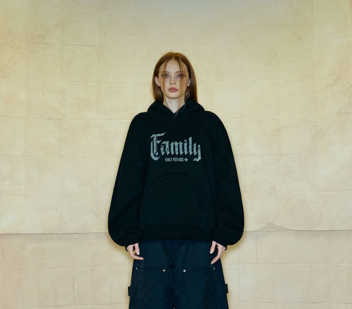 오퍼스0012 OPUS0012 블랙 후드 M 상품이미지2