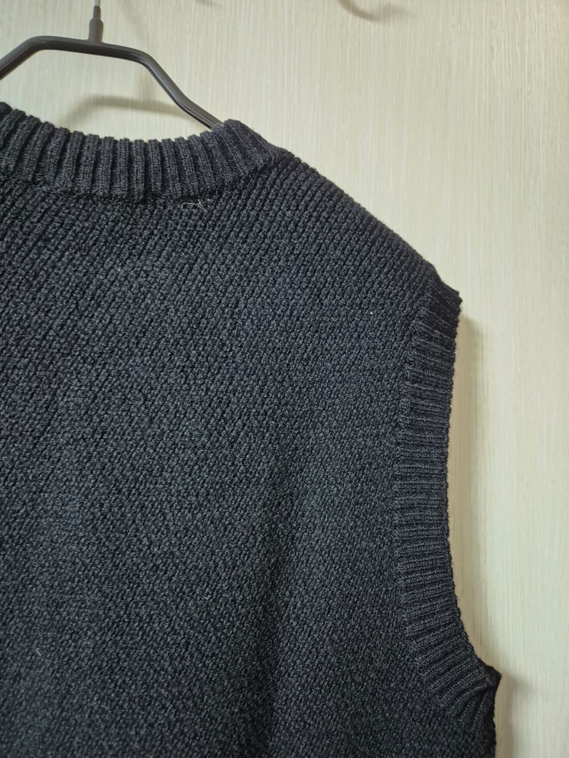 스틸바이핸드 울니트 베스트 3사이즈 블랙 상품이미지3