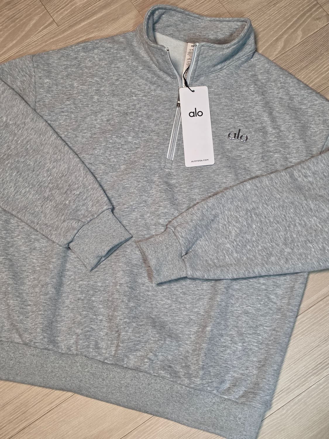 여성용 알로 반집업 (그레이) 상품이미지4