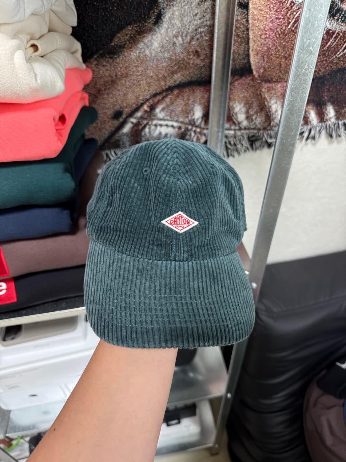 단톤 코듀로이 볼캡 상품이미지1