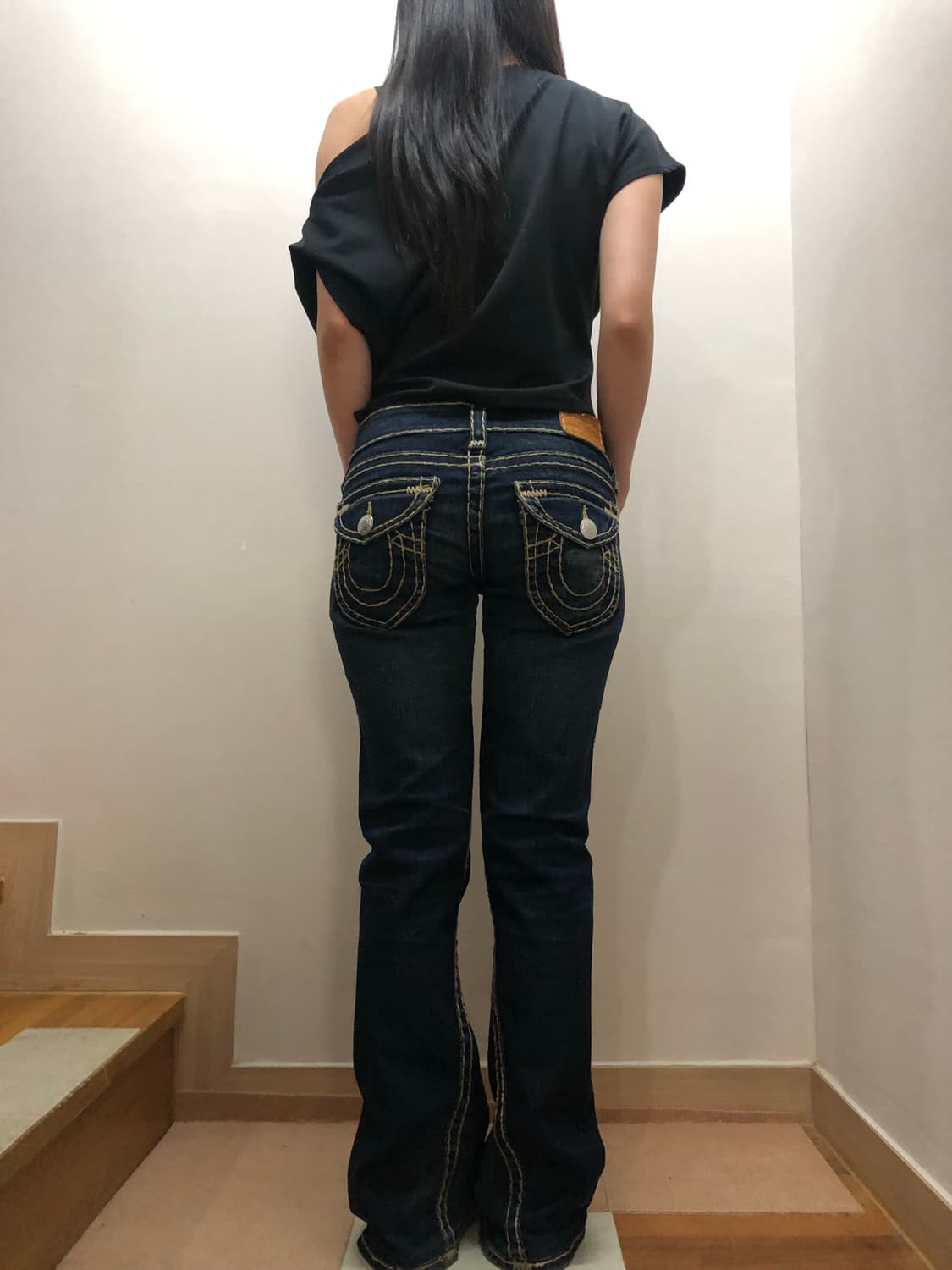 빈티지 트루릴리젼 옐로우 스티치 팬츠 상품이미지10