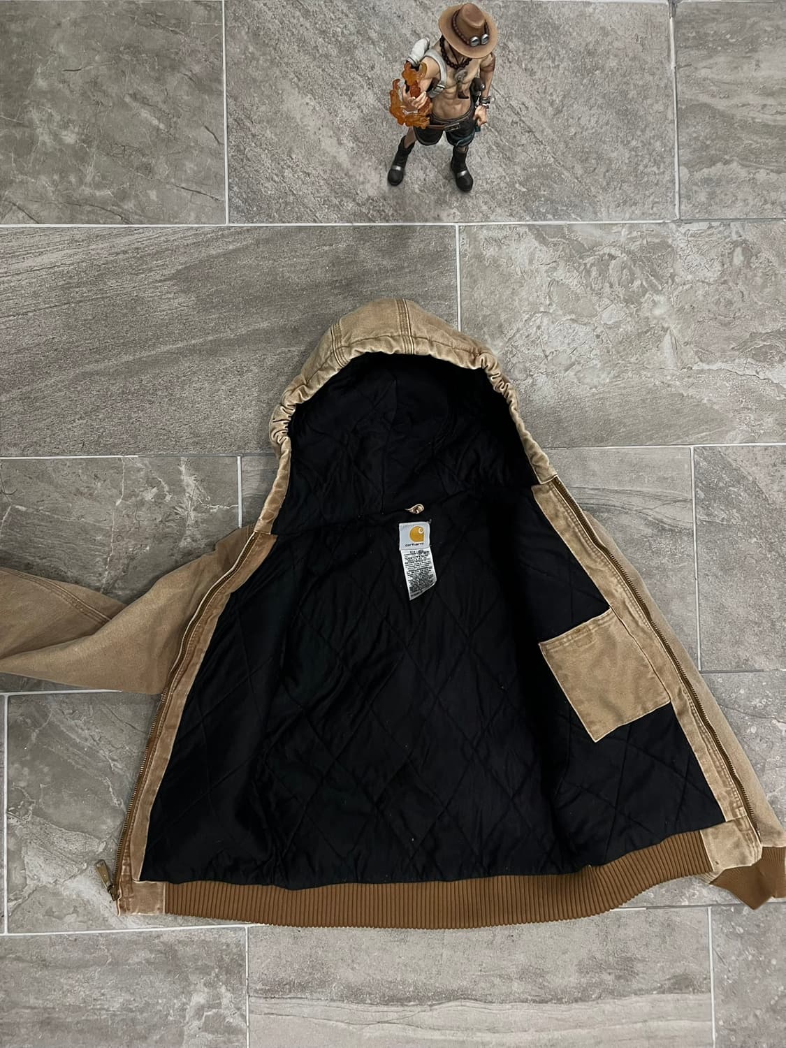 (L) 칼하트 후드 덕 액티브 보이즈 자켓 YYJ130 BRN 브라운 상품이미지3