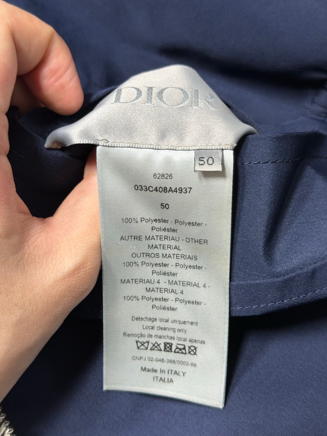 디올 오블리크 양면 자켓 50 상품이미지2