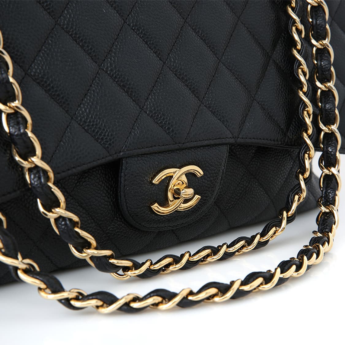 샤넬 WOC 캐비어 체인 크로스백 월렛 온 체인 미니백 AP3971 상품이미지7