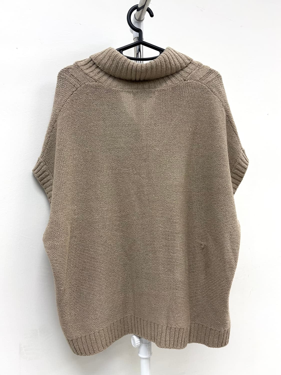 빈티지 브라운 케이프 반팔 가디건 상품이미지8
