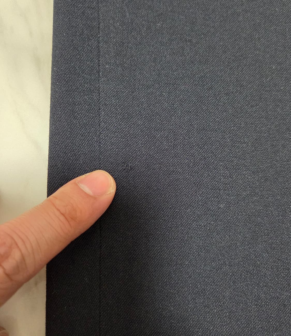 시스템옴므 지퍼 디테일 네이비 밴딩 슬랙스 상품이미지10