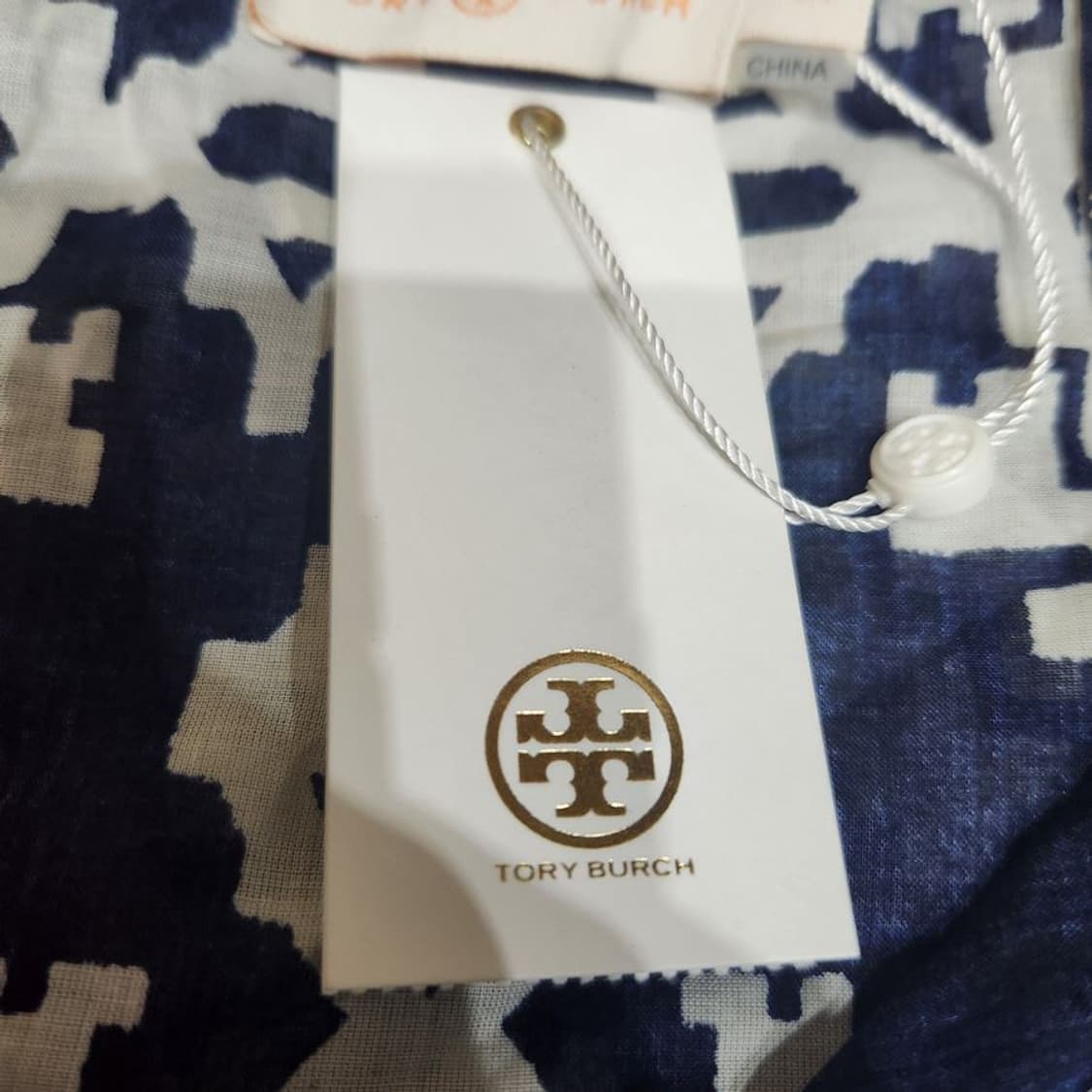[여S](미사용)토리버치 네이비 자수 블라우스 상품이미지9