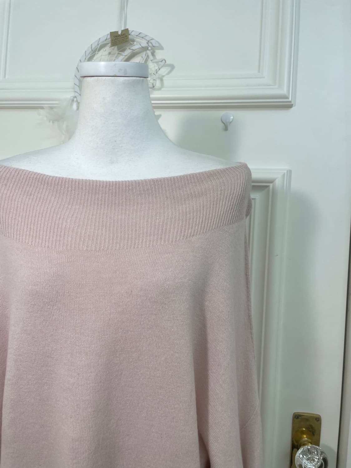 INDIVI pink off-shoulder basic loose cas 상품이미지6