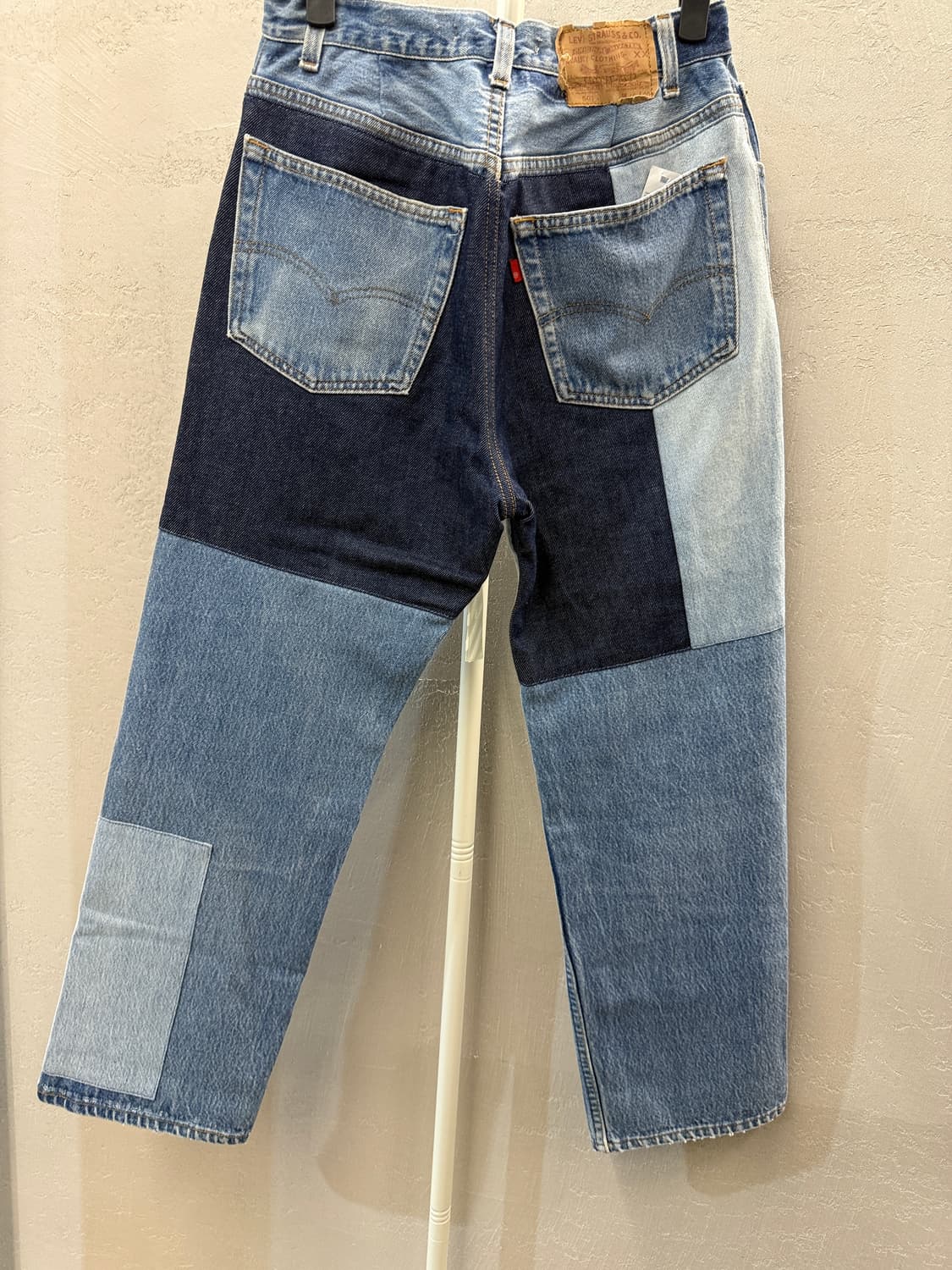 리바이스x오프화이트 패치워크 데님 W28 상품이미지5