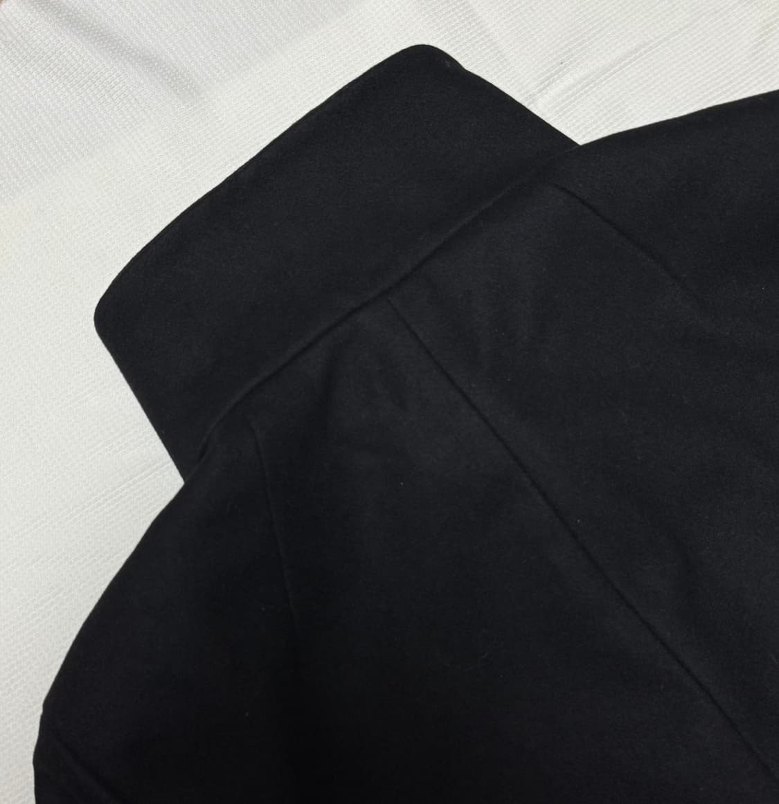 Solid Homme High Neck Hide Button Coat 상품이미지7