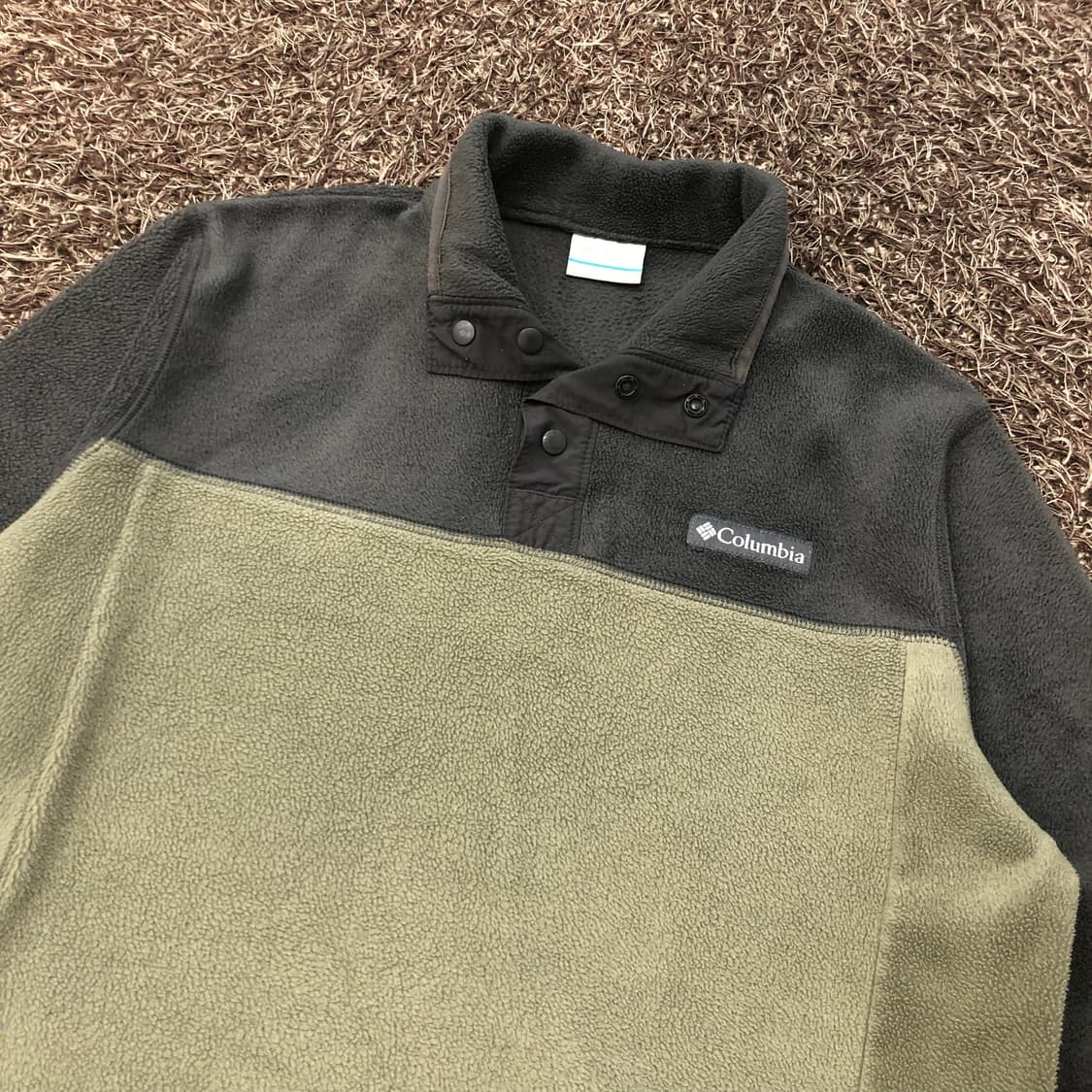 콜롬비아 플리스 스냅 투톤 풀오버 상품이미지2