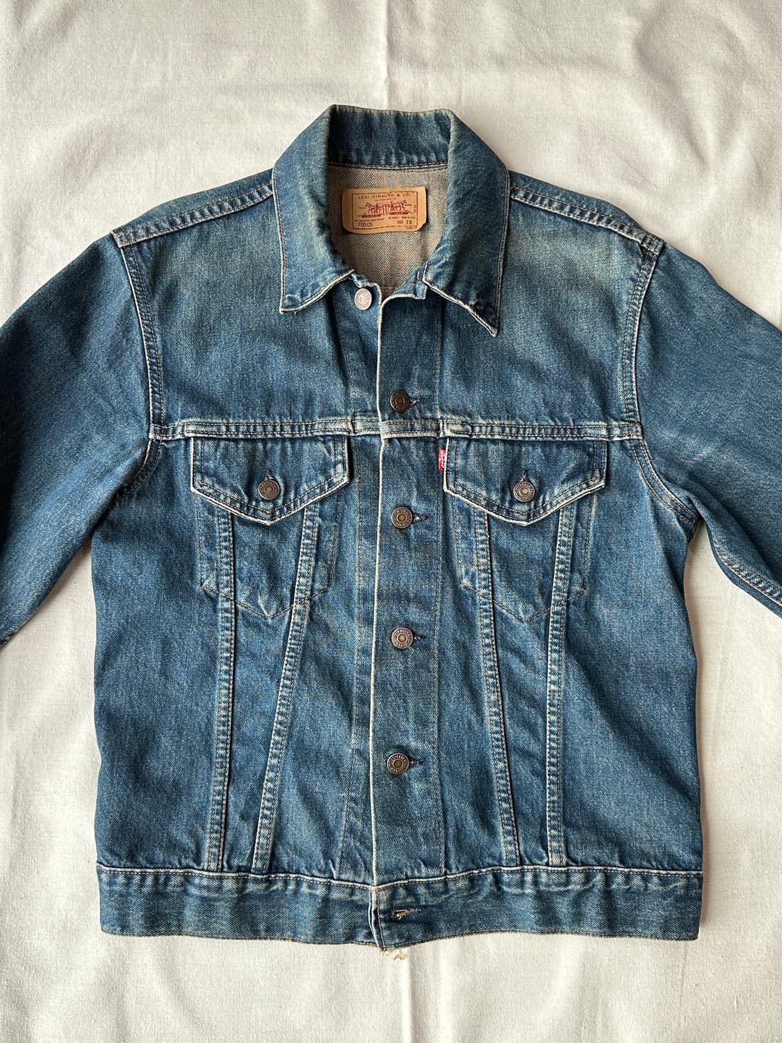 리바이스 80s 70505 3세대 데님자켓 트러커 38 USA  상품이미지3