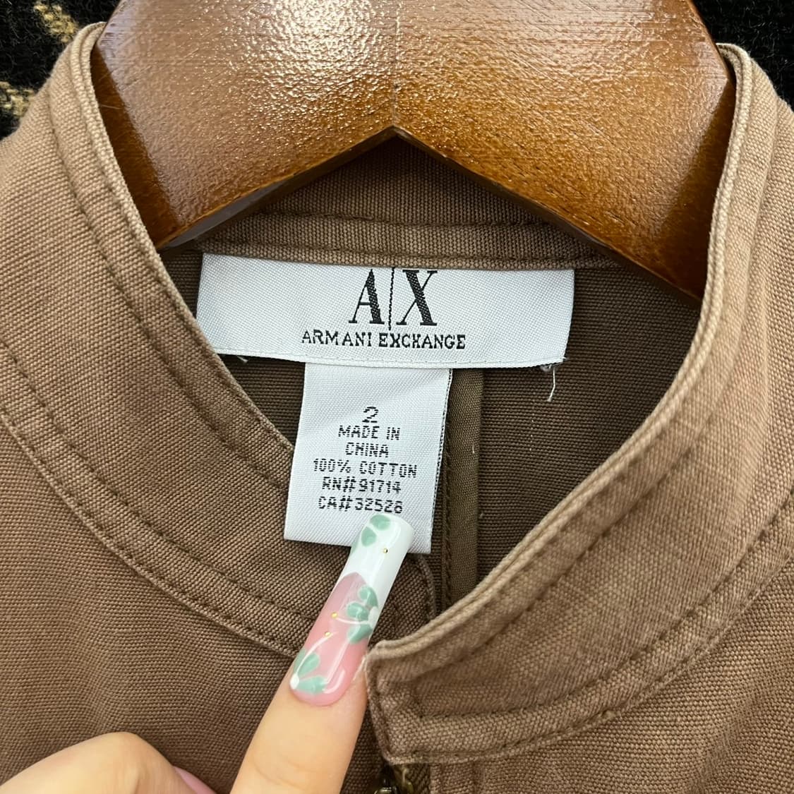 아르마니 익스체인지 희귀 캐주얼 시크 나폴레옹 자켓 K0127 상품이미지5