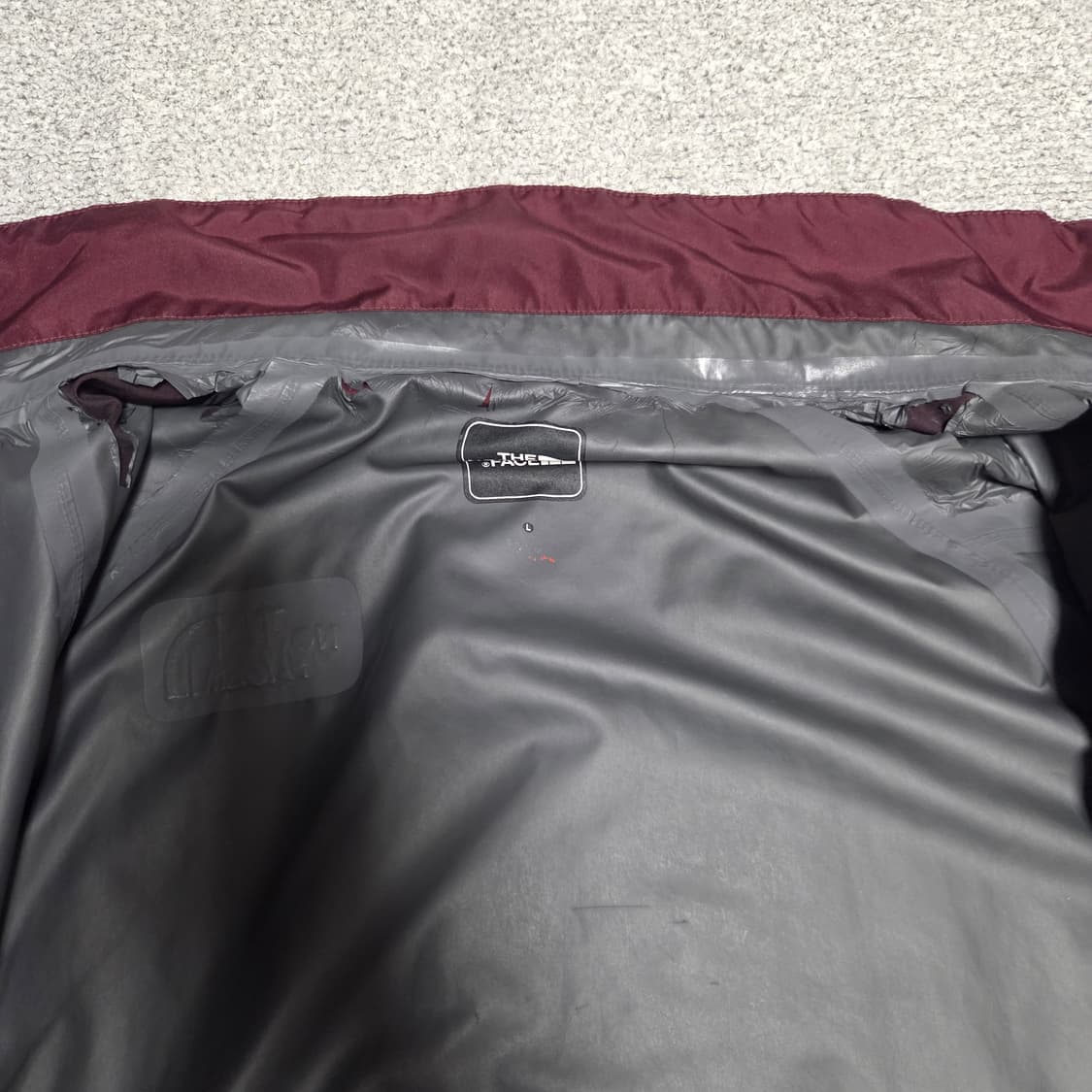 노스페이스 버건디 바람막이 자켓 L(100) 상품이미지7