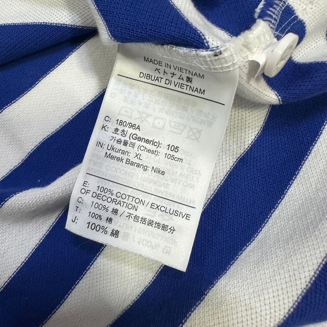 Nike 헤리티지 스트라이프 반팔 카라티 상품이미지4