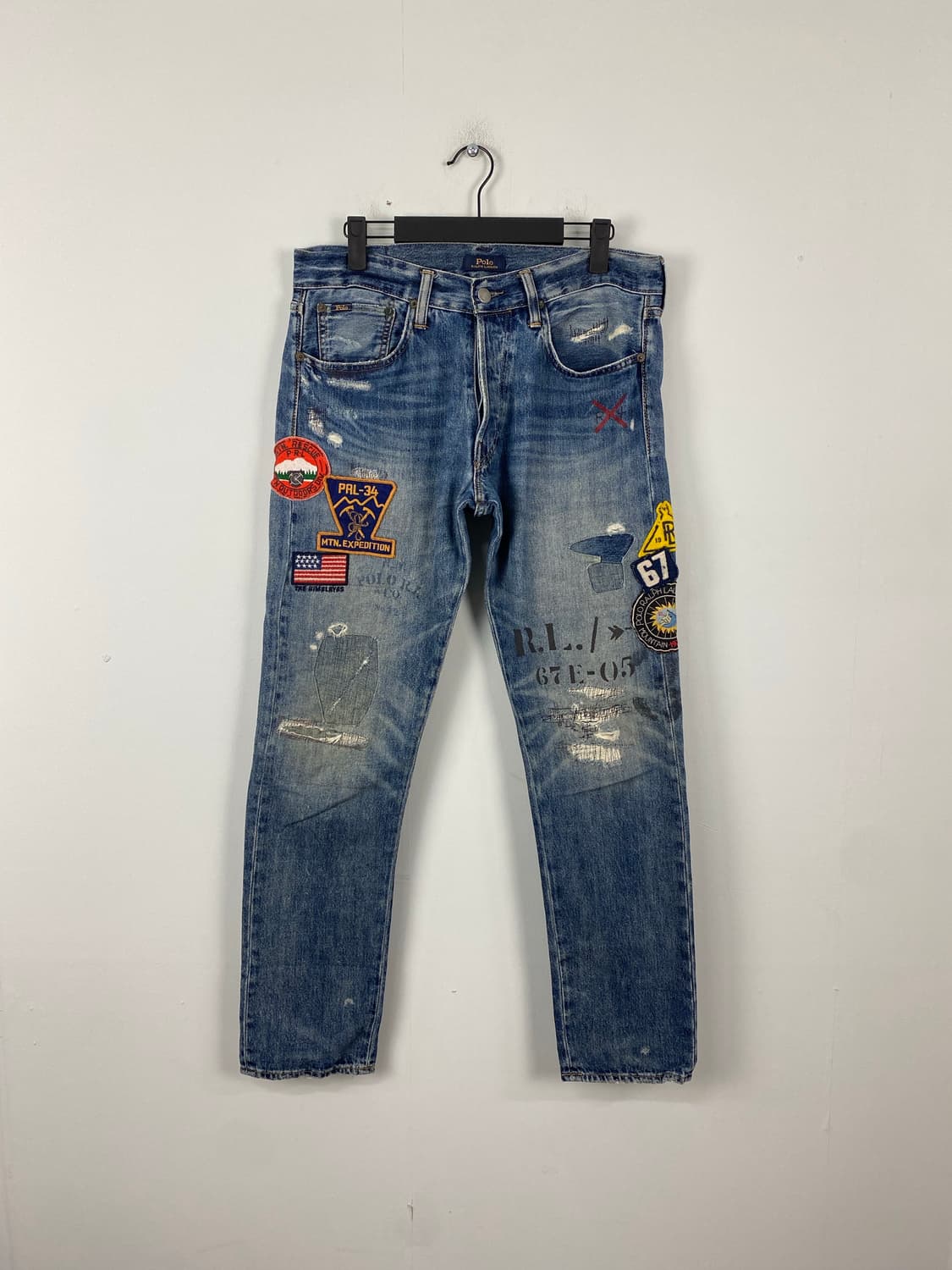 폴로 랄프로렌 패치워크 데님 청바지 30x30 <646> 상품이미지1