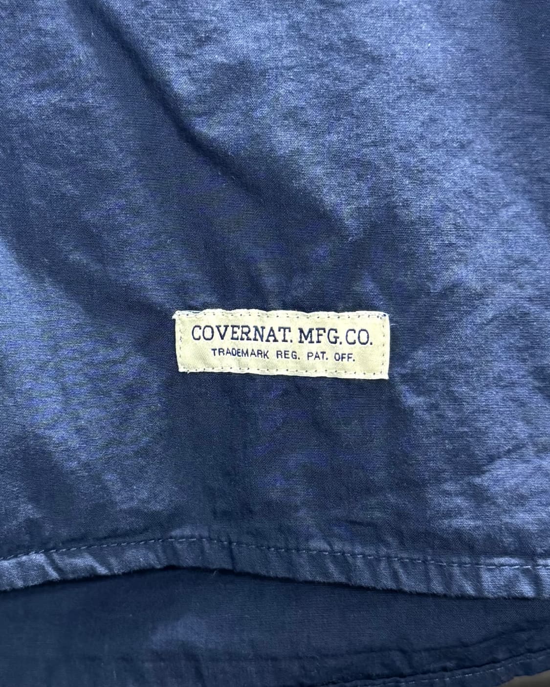 커버낫 와이키키 서핑 야자수 여인 자수 남색 네이비 하와이안 반팔 셔츠  상품이미지4