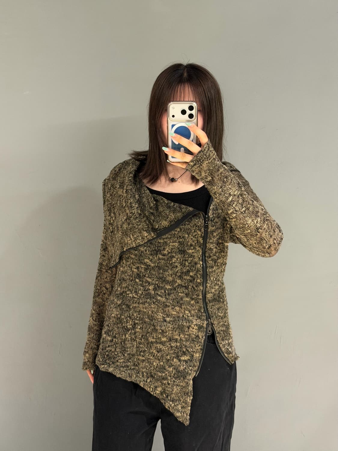 Bernings sho drape design cardigan 상품이미지2